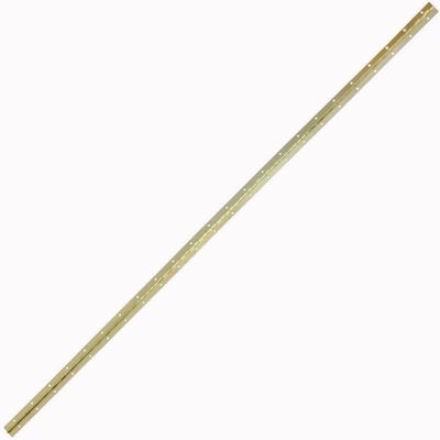 Cerniera continua del piano celata ottone luminoso per la porta a battenti, porta a macchina