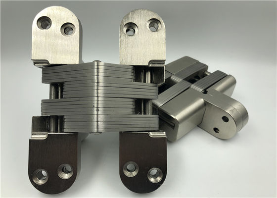 Cerniera invisibile resistente di alta durezza con la superficie del nichel del raso